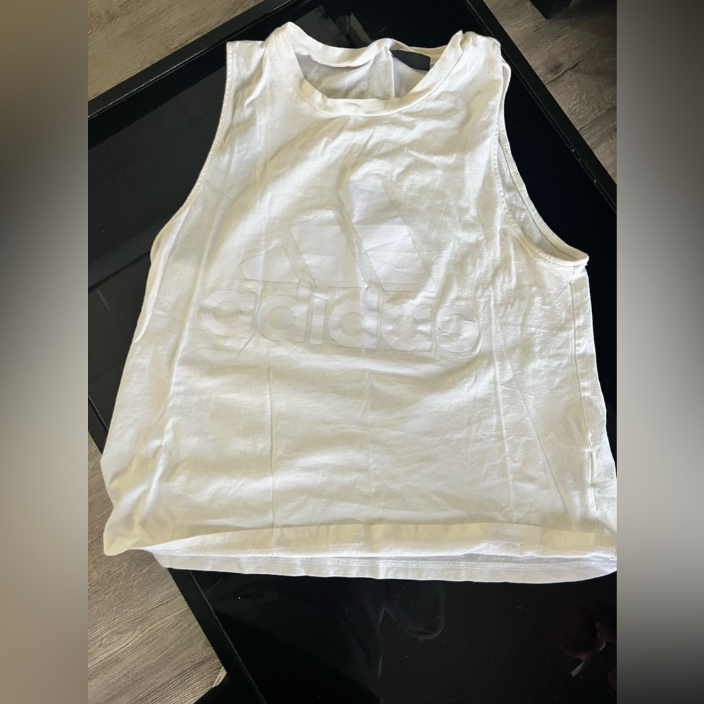 GIRLS adidas sleeveless tank
